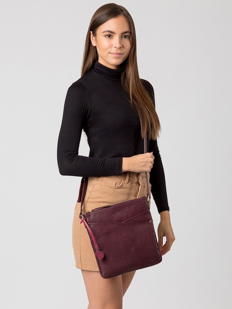 Conkca Avril Leather Cross-Body Bag - Image 1 of 5 Conkca Avril Leather Cross-Body Bag - Image 1 of 5