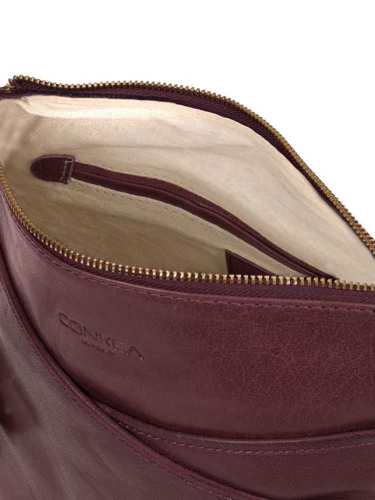 Conkca Avril Leather Cross-Body Bag - Image 5 of 5 Conkca Avril Leather Cross-Body Bag - Image 5 of 5