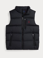 Chaleco acolchado de plumón con logotipo de Polo Ralph Lauren - Imagen 4 de 6