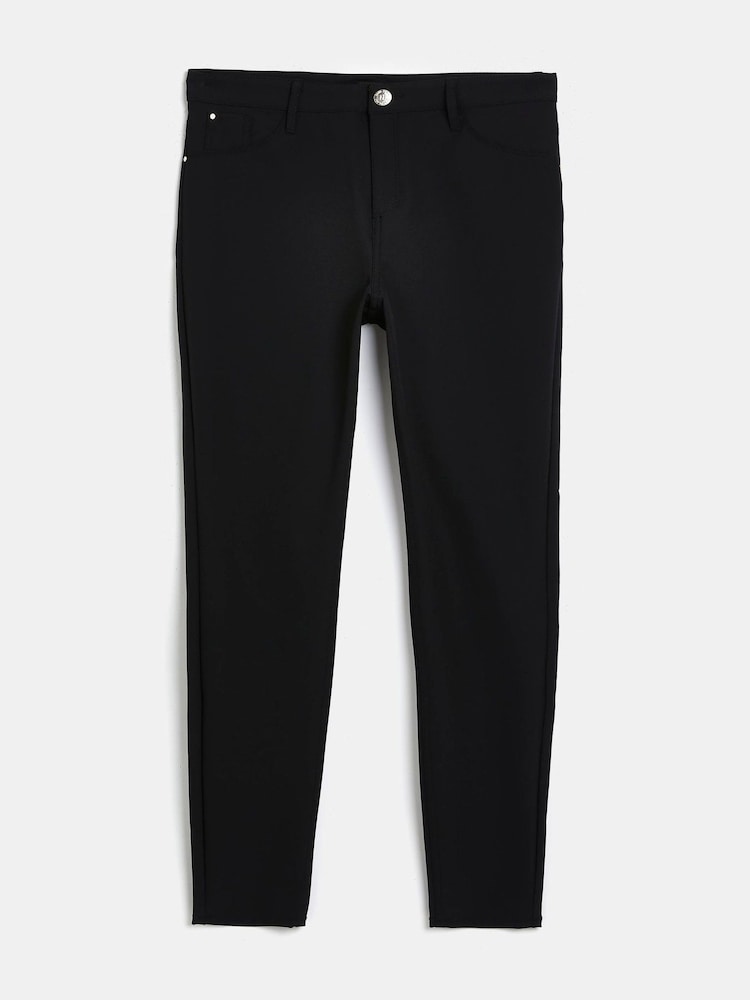 River Island Black Mid Rise Skinny Trousers - Image 5 of 5