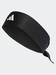 adidas Black Aeroready Tennis Tieband - Image 1 of 4