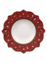 Villeroy and Boch Red Toys Delight Christmas Deep Plate - Image 1 of 2