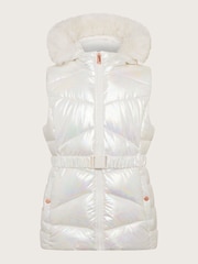 Monsoon Metallic Metallic Marble Gilet - Image 1 of 3