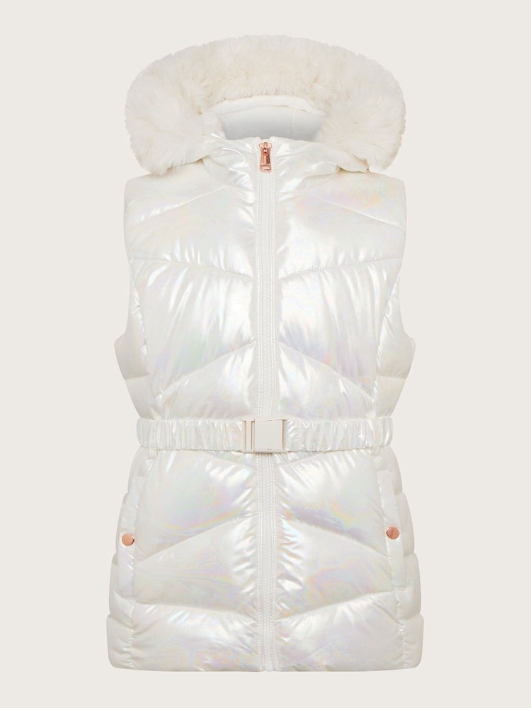 Monsoon Metallic Metallic Marble Gilet - Image 1 of 3
