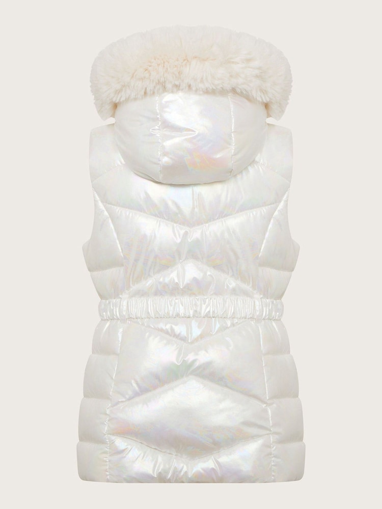 Monsoon Metallic Metallic Marble Gilet - Image 2 of 3