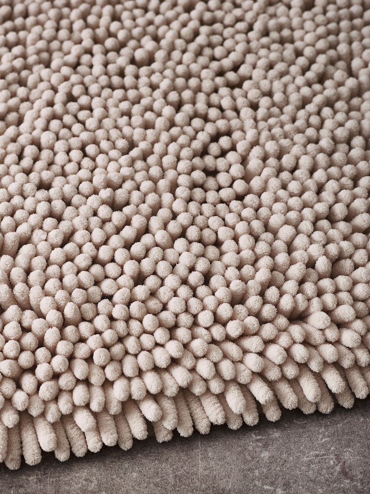 Natural Super Plush Bath Bobble Mat - Image 2 of 5