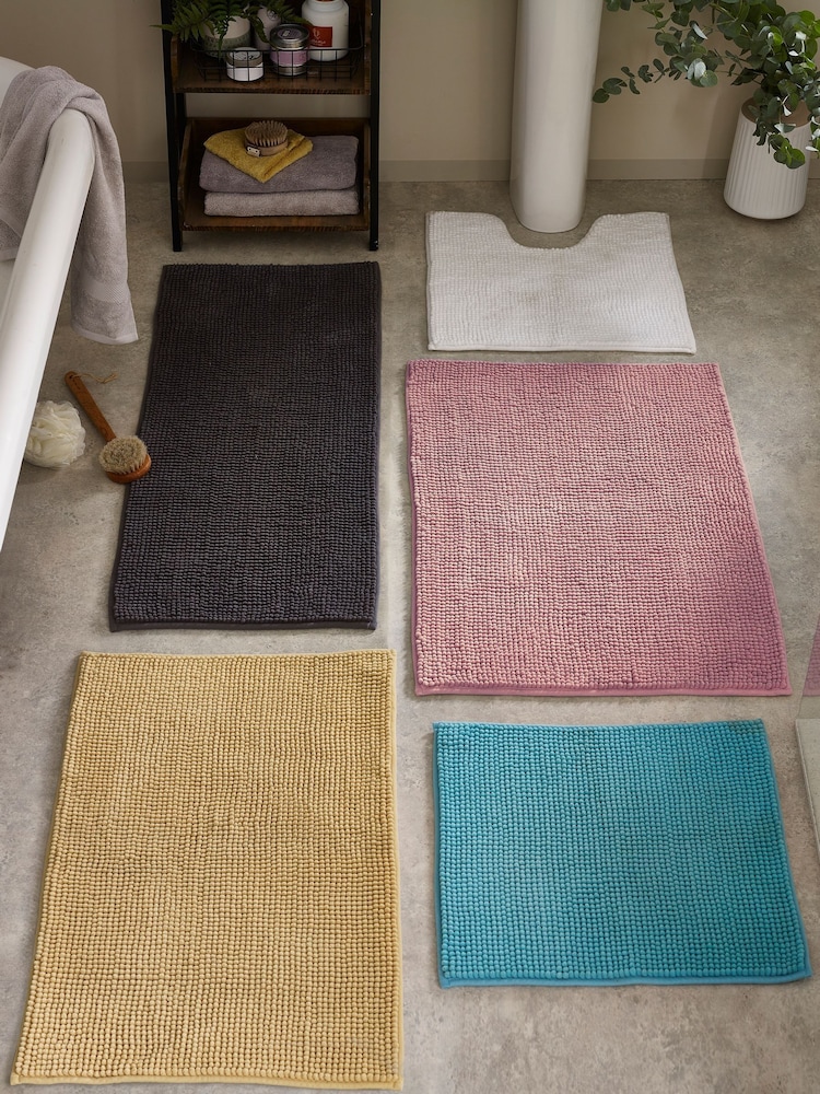 Natural Super Plush Bath Bobble Mat - Image 6 of 6