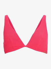 Mint Velvet Pink Texture Underwire Bikini Top - Image 6 of 9