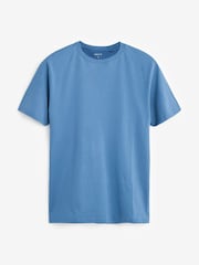 Grön/ Rosa/ Blå/ Vit/ Orange/ Gul - Vanlig passform - Essential T-shirt i bomull 6 förpackning - Bild 3 av 10