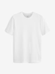 Grön/ Rosa/ Blå/ Vit/ Orange/ Gul - Vanlig passform - Essential T-shirt i bomull 6 förpackning - Bild 6 av 10