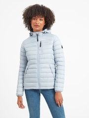 Hellblau - Tog 24 Drax Daunenjacke mit weitem Stehkragen - Bild 1 von 7