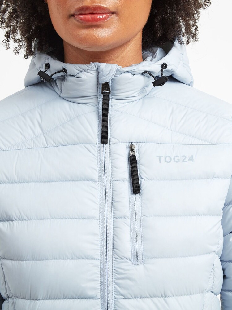 Buy Tog 24 Light Blue Drax Funnel Down Jacket from Next Belgium