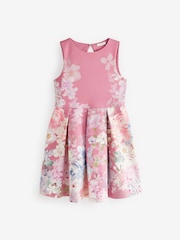 Pink Floral Scuba (3-16yrs) - Image 4 of 5