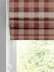 Red Cleveland Check Made To Measure Roman Blinds - Image 2 of 6