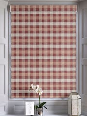Red Cleveland Check Made To Measure Roman Blinds - Image 5 of 6