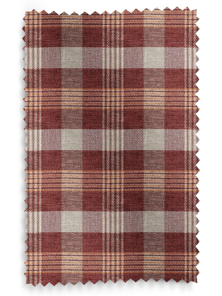 Red Cleveland Check Made To Measure Roman Blinds - Image 6 of 6