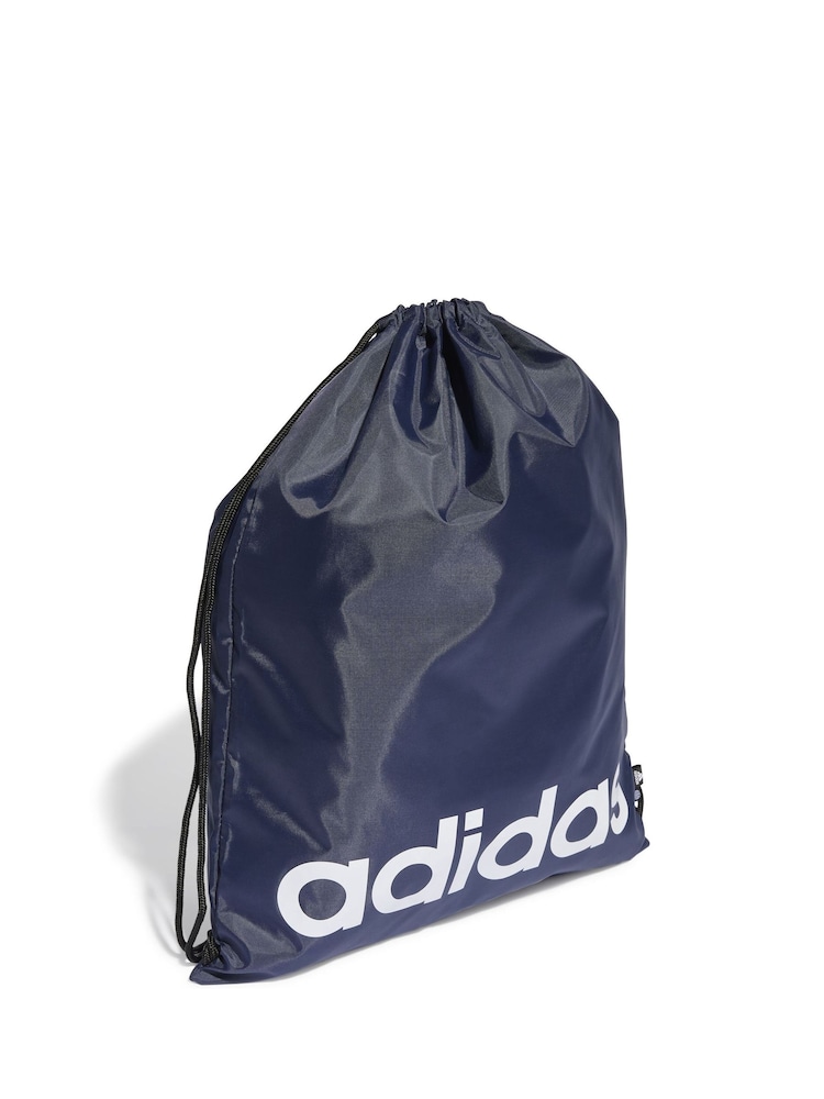 adidas Blue Essentials Gymsack - Image 1 of 5 adidas Blue Essentials Gymsack - Image 1 of 5