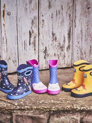 JoJo Maman Bébé Ochre Lion Wellies with Handle - Image 3 of 5
