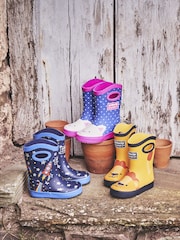 JoJo Maman Bébé Ochre Lion Wellies with Handle - Image 4 of 5
