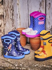 JoJo Maman Bébé Ochre Lion Wellies with Handle - Image 5 of 5