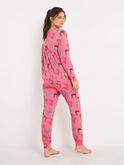 Simply Be Pink Pretty Secrets Supersoft Colourful Cheetah Twosie - Image 2 of 4