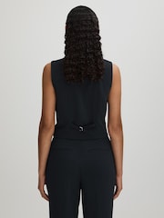 Good American Navy Good American Single Breasted Waistcoat - Image 4 of 5