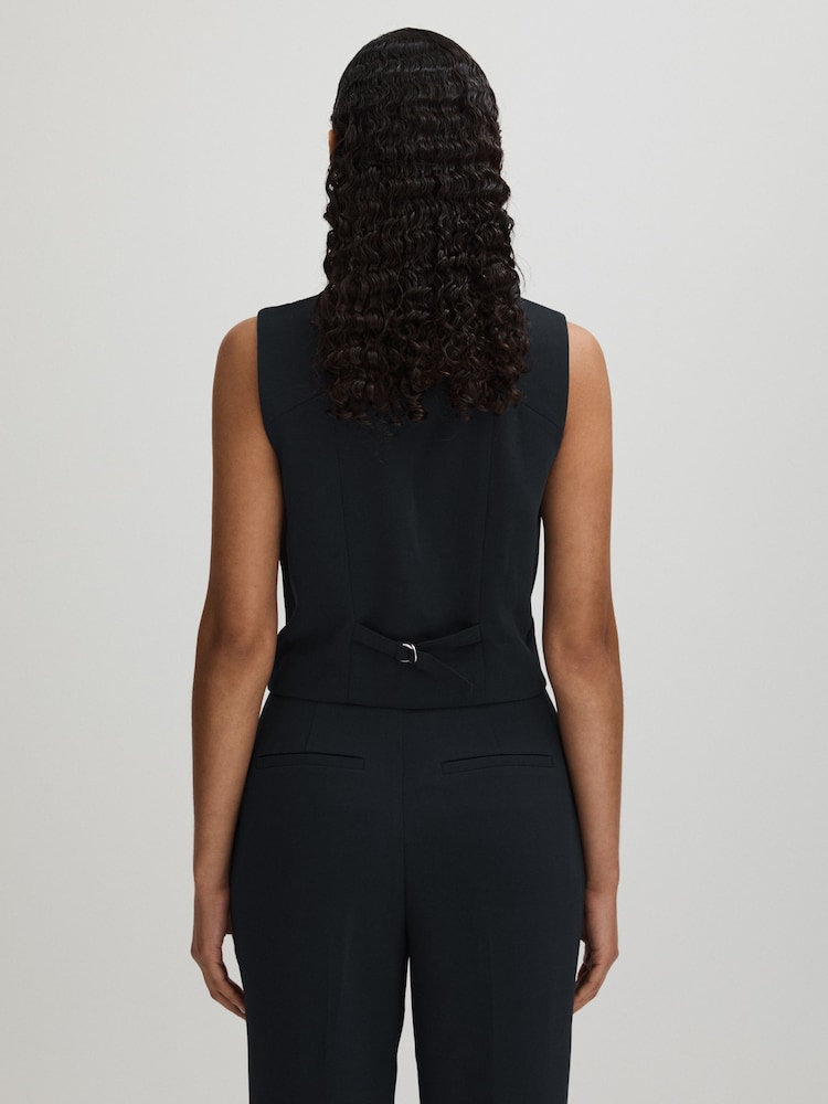 Good American Navy Good American Single Breasted Waistcoat - Image 4 of 5