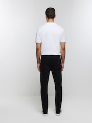 Czarny - River Island Slim Fit Stretch Jeans - Image 2 of 6