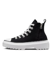 Converse Black Lugged Lift Youth Trainers - Image 2 of 9