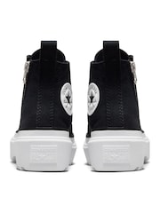 Converse Black Lugged Lift Youth Trainers - Image 6 of 9