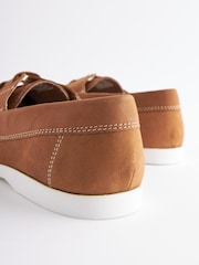 Hellbraun - Bootsschuhe aus Leder - Bild 5 von 5