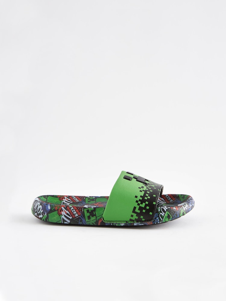 Black/Green Minecraft Sliders - Image 2 of 5