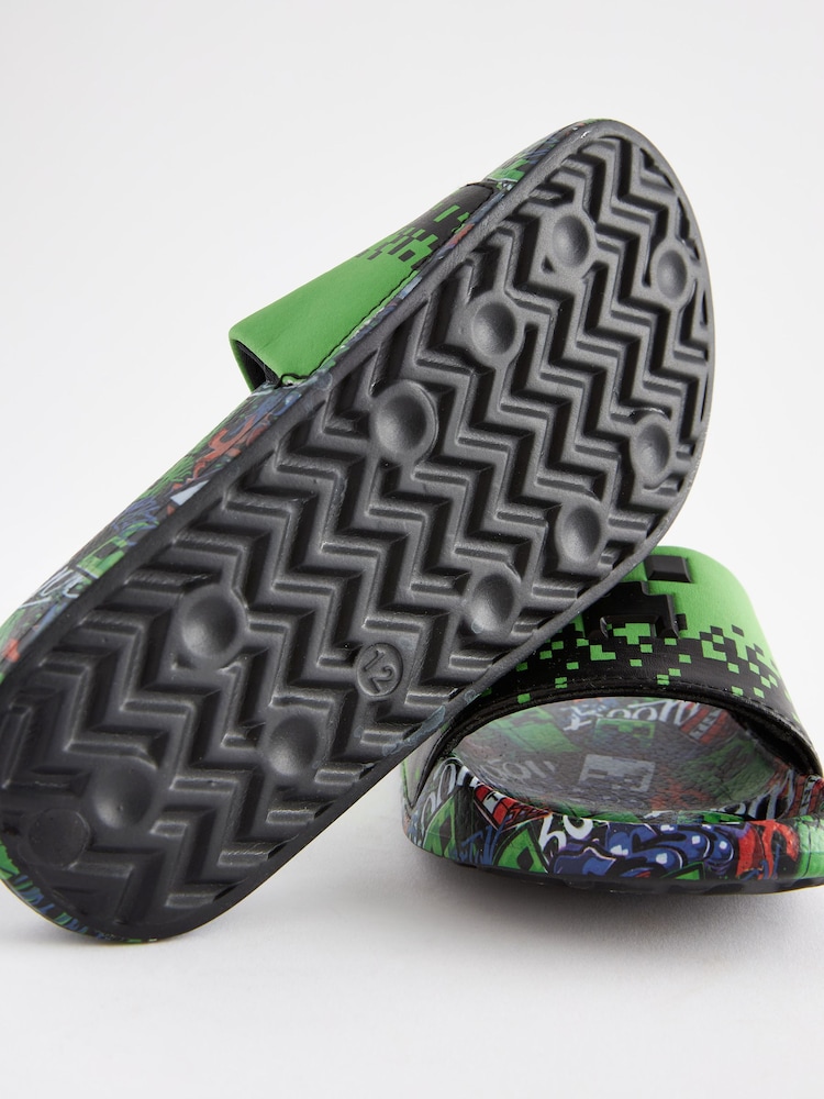 Black/Green Minecraft Sliders - Image 5 of 5