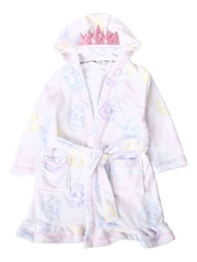 Brand Threads Pink Disney Princess Girls  Hooded Dressing Gown - Image 1 of 5