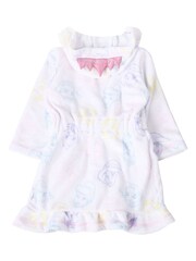 Brand Threads Pink Disney Princess Girls  Hooded Dressing Gown - Image 2 of 5