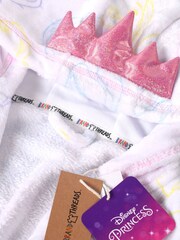 Brand Threads Pink Disney Princess Girls  Hooded Dressing Gown - Image 3 of 5