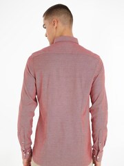 Tommy Hilfiger Slim Fit Red Flex Dobby Shirt - Image 2 of 4