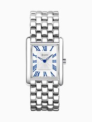 Accurist Rectangle Womens Silver Tone Stainless Steel Bracelet Analogue Watch - Image 1 of 6