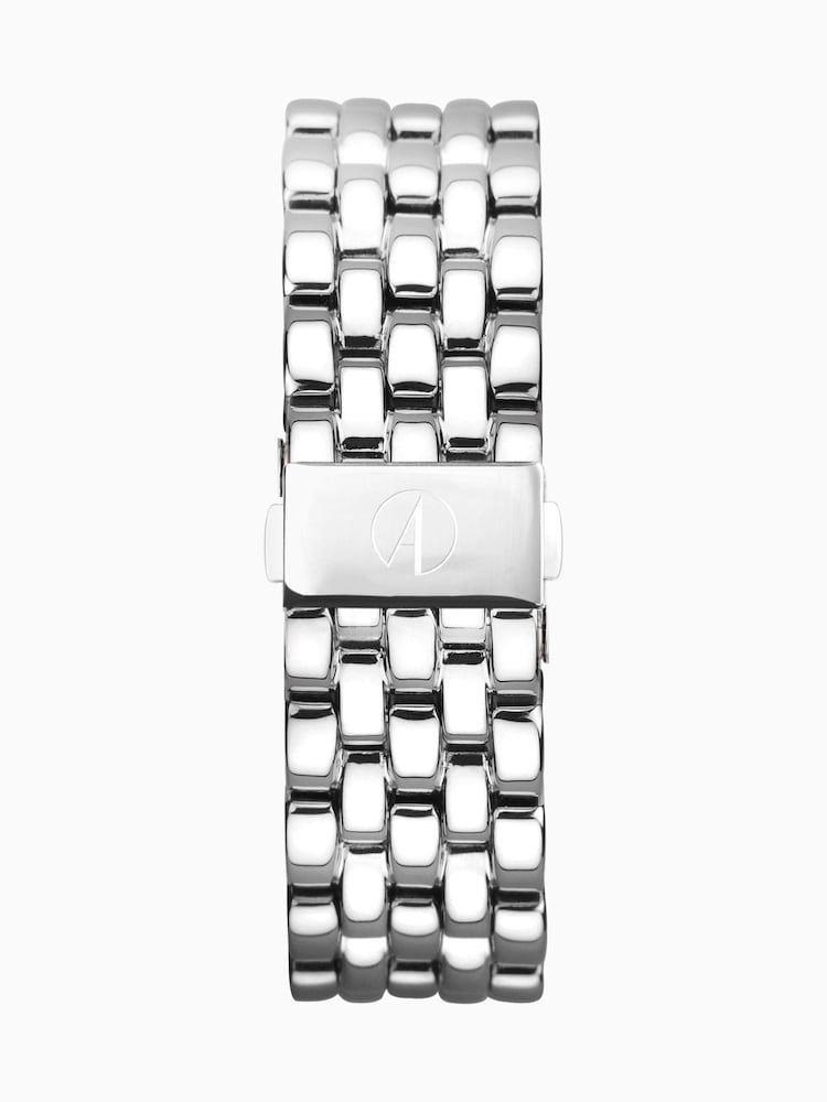 Accurist Rectangle Womens Silver Tone Stainless Steel Bracelet Analogue Watch - Image 2 of 6
