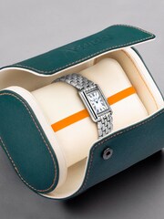 Accurist Rectangle Womens Silver Tone Stainless Steel Bracelet Analogue Watch - Image 6 of 6
