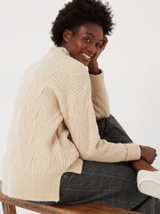 FatFace Natural Heidi Jumper - Image 6 of 7