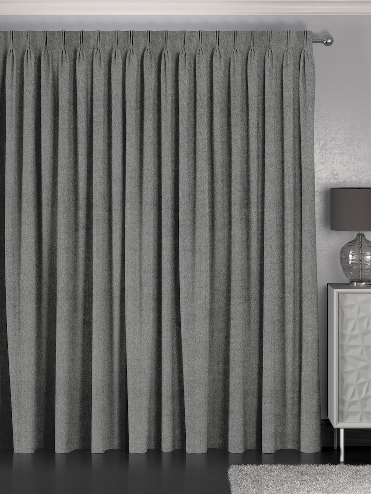 Slate Grey Abbott Made To Measure Curtains - Image 2 of 9