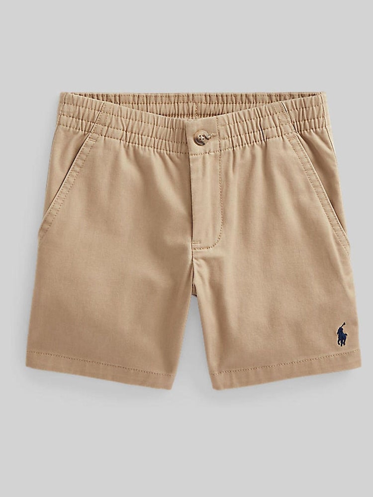 Polo Ralph Lauren Boys Beige Logo Shorts - Image 1 of 2