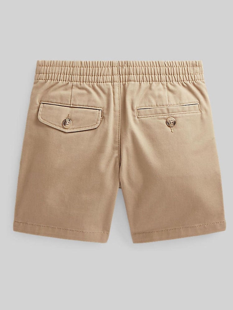 Polo Ralph Lauren Boys Beige Logo Shorts - Image 2 of 2