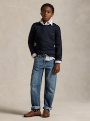 Polo Ralph Lauren Blue Lynwood Relaxed Jeans - Image 2 of 5
