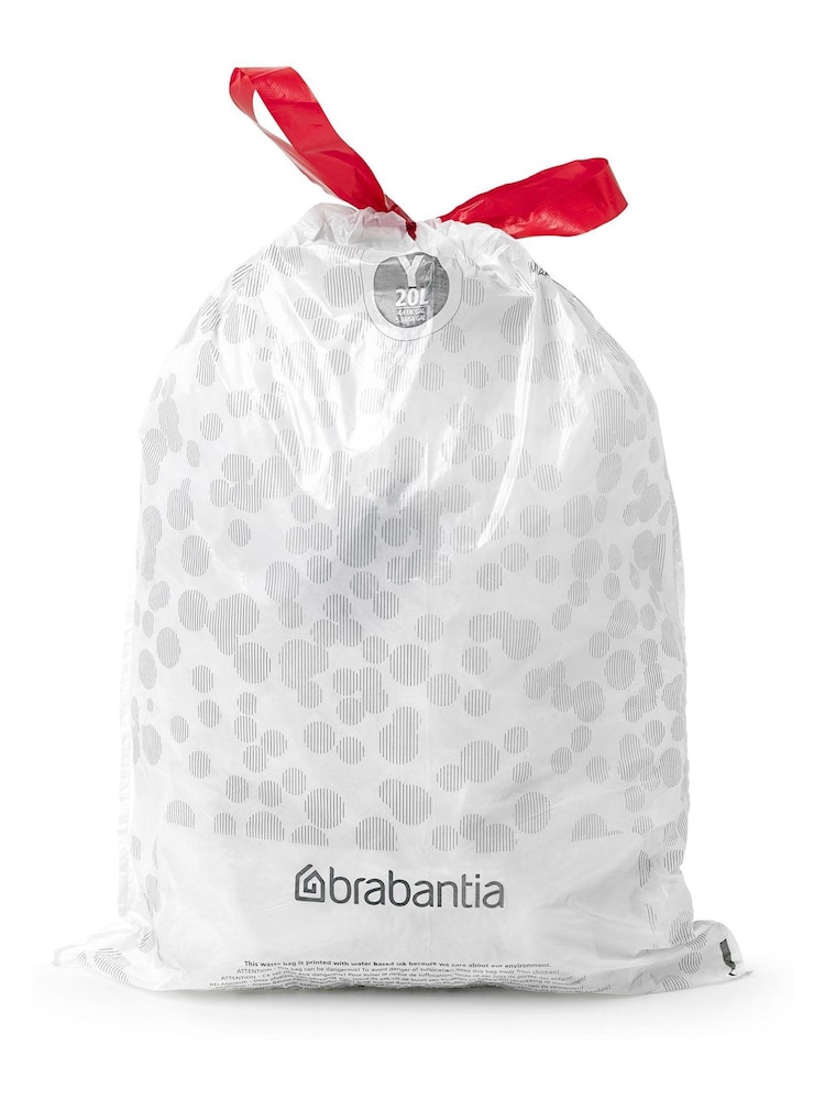 Brabantia White PerfectFit Bags Code Y 20L 120 Bin Bags - Image 2 of 2