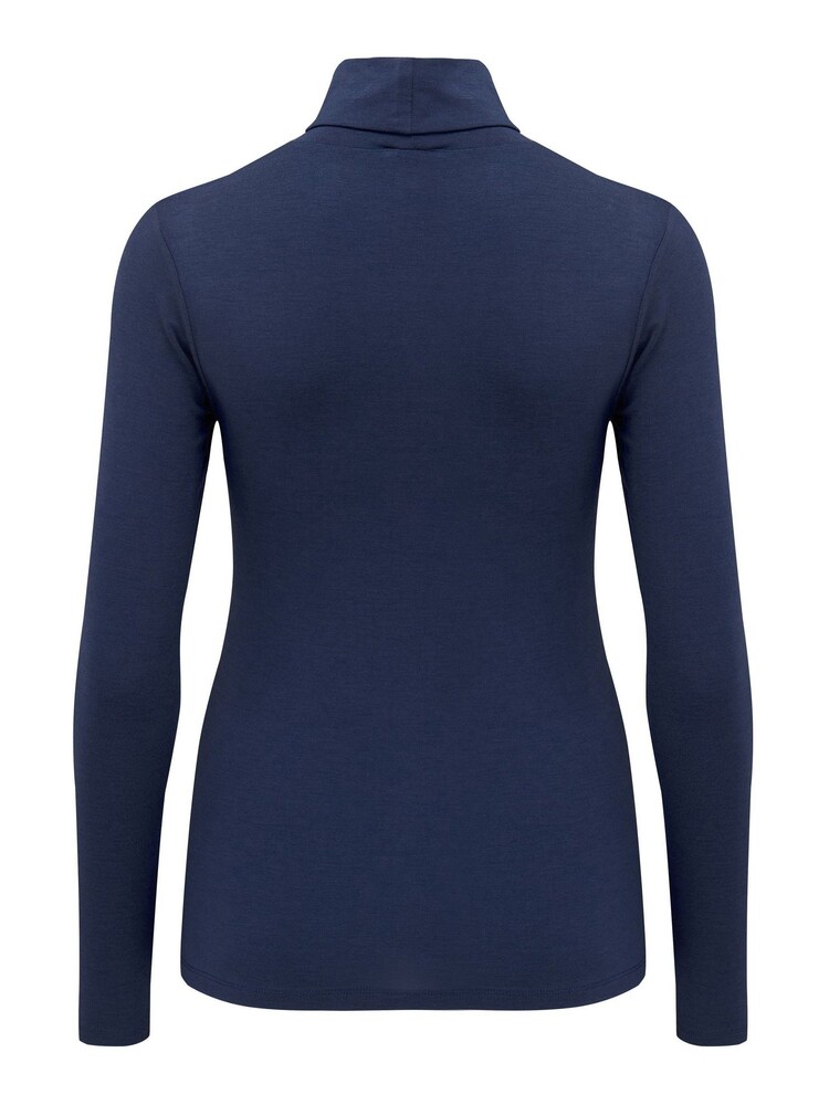 Marineblau/Rollkragen - Pour Moi Rundhalsshirt - Bild 4 von 4 Marineblau/Rollkragen - Pour Moi Rundhalsshirt - Bild 4 von 4