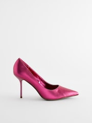 Pink Forever Comfort® Metallic Heel Court Shoes - Image 2 of 5