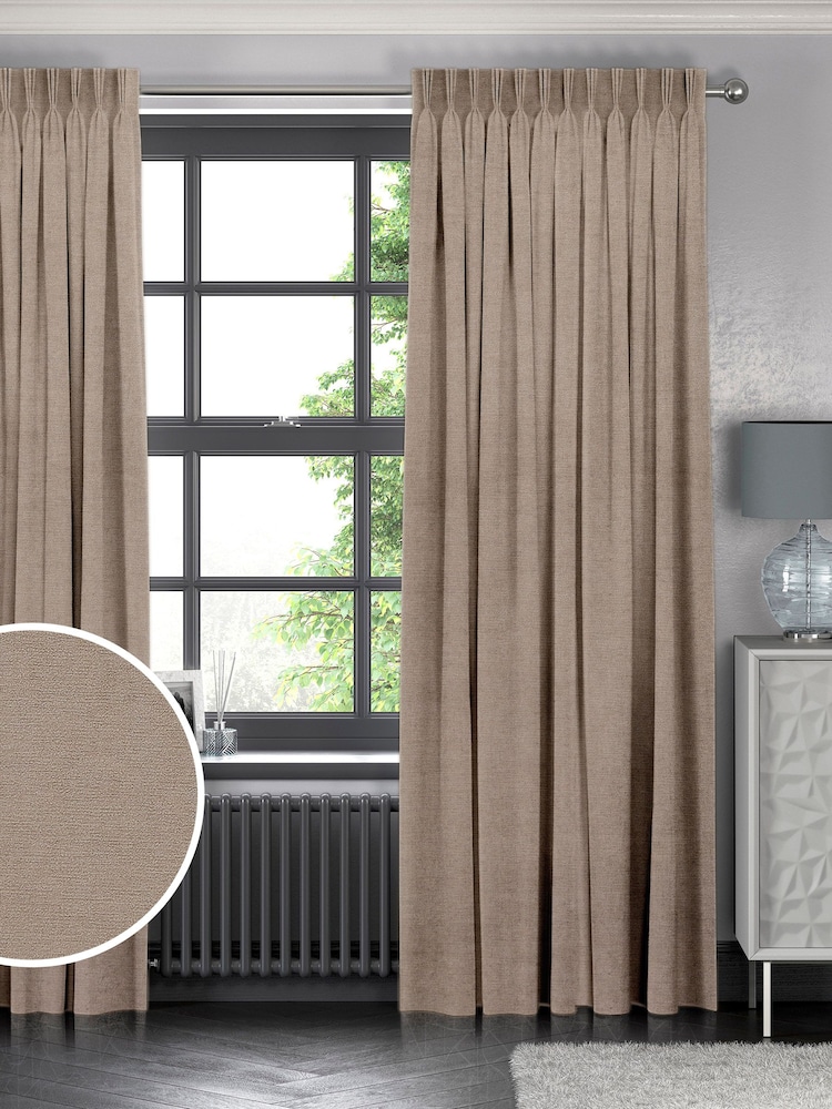 Stone Natural Abbott Made To Measure Curtains - Image 1 of 11