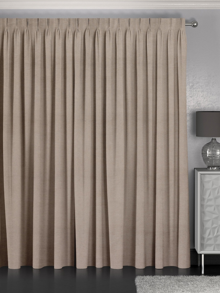 Stone Natural Abbott Made To Measure Curtains - Image 2 of 11
